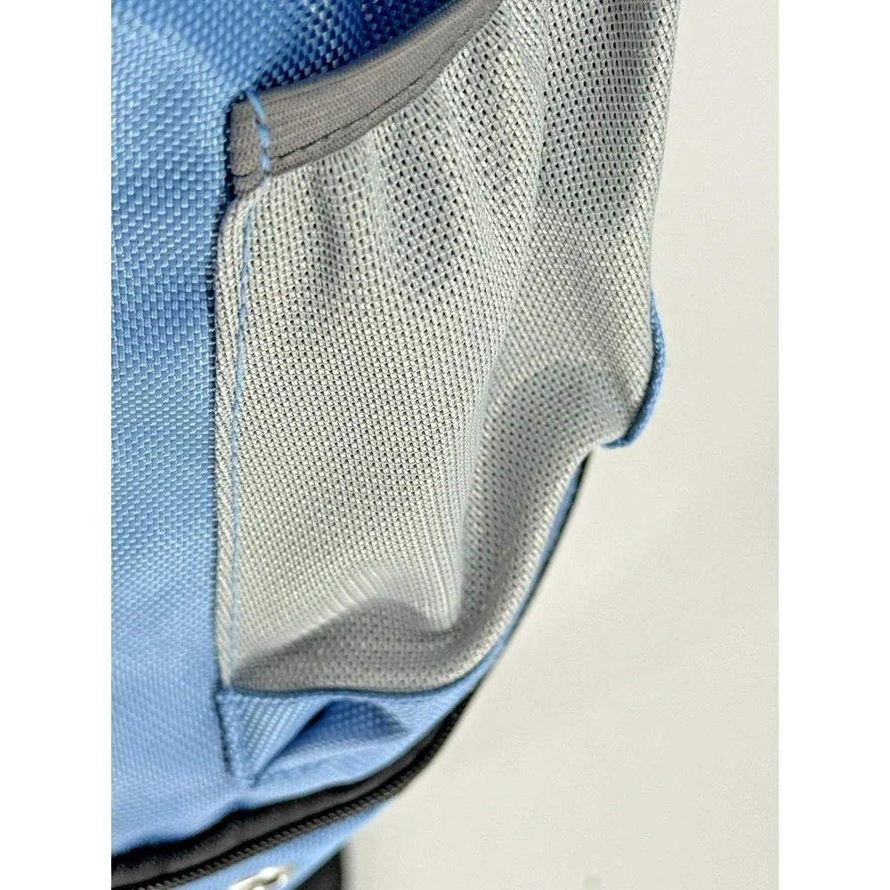 Dog Travel Backpack Organizer Mobile Dog Gear Large Blue Pet Carry Bag